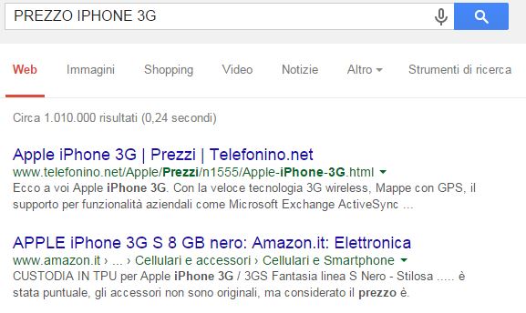 prezzo di uscita iphone 3g